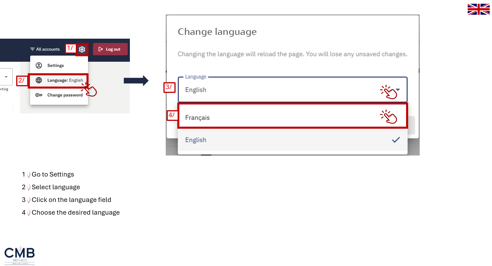 langue cmb online